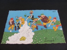 Carte Po?tala Umoristica Vintage Fran?a 1958 ? &amp;quot;Loupe!&amp;quot;, Ilustra?ie A. Dubout foto