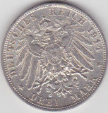 Germania 3 mark marci Bayern 1914, Europa, Argint