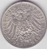 Germania 3 mark marci Bayern 1914, Europa, Argint