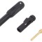 Conector banană 2mm negru aurit