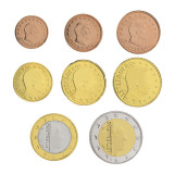 Luxemburg lot complet monede euro 2024, UNC