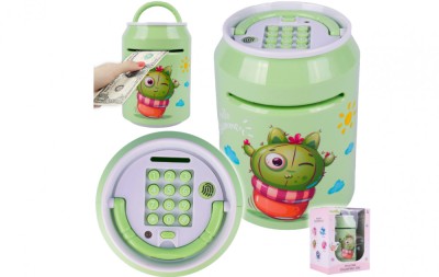 Pusculita interactiva tip seif, verde, MalPlay 111630 foto