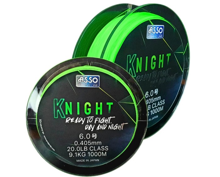 Asso - Fir KNight 1200m 0.260mm 4.5kg Fluorescent Chartreuse