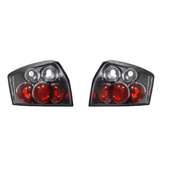 Set stopuri tuning AUDI A4 (B6), 11.2000-11.2004, model SEDAN, Taiwan, partea stanga+dreapta, negru, transparent; fara soclu bec ;