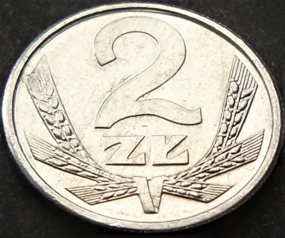 Moneda 2 ZLOTI - POLONIA anul 1990 *cod 156 B foto