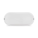 Bat LED oval 18W 4000K 100lm/W IP65, alb, Novelite