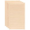 Usi de dulap design lambriu 4 buc. 99,3x59,4 cm lemn masiv pin