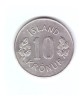Moneda Islanda 10 kronur 1971, stare buna, Europa, Cupru-Nichel