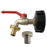 Adaptor IBC, Container S60, Robinet, Cuplaj, Ieșire Apă 3/4&quot;