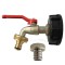 Adaptor IBC, Container S60, Robinet, Cuplaj, Ieșire Apă 3/4&quot;