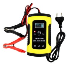 Redresor 6A auto incarcator FOXSUR inteligent cu ecran LCD si functie desulfatare prin impulsuri foto