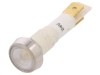 Lampă de control LED albă 24V &Oslash;10mm plastic