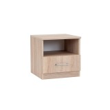 Cumpara ieftin Noptieră Miami 1 sertar 40x40 cm stejar sonoma-stejar sonoma