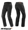 Blugi (jeans) femei pentru scuter - motocicleta Seventy model SD-PJ4 tip Regular fit culoare: negru (cu insertii Aramid Kevlar) XL
