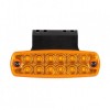Lampa LED Laterala Galbena 12V 24V FR0177/Z, Semnalizare Auto, 12 LED-uri, Suport Inclus, Durata 50000h