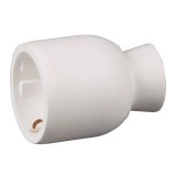 Priza mobila cu iesire dreapta Legrand 050317, alb, cu contact protectie