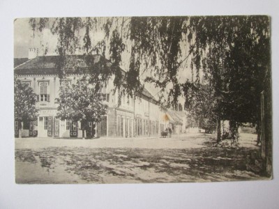 Rară! Sebeșul Săsesc/Alba-Strada Mihai Viteazul,magazine,carte postala 1925 foto