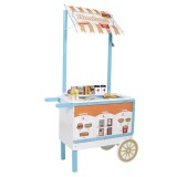 Toneta pe roti pentru inghetata, 2 sertare, accesorii incluse, roti mobile, 68x31.5x118 cm, MDF, ProCart