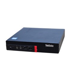 Unitate PC Refurbished Workstation, LENOVO THINKSTATION P320 Tiny, Procesor I7 7700T, Memorie RAM 16 GB, SSD 256 GB NVME, Windows 11 Pro, Placa video