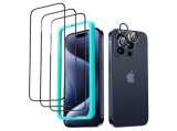 Cumpara ieftin Set 3 folii de protectie pentru ecran + o folie de protectie camere ESR pentru iPhone 15 Pro Max - RESIGILAT