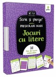 Jocuri cu litere - Scrie si sterge! - Editura Gama