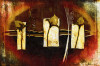 Tablou canvas Flori, vintage, abstract, arta16, 60 x 40 cm