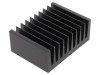 Radiator Extrudat cu Aripioare Negru 75x100x40mm