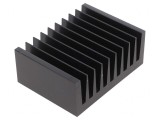 Radiator Extrudat cu Aripioare Negru 75x100x40mm