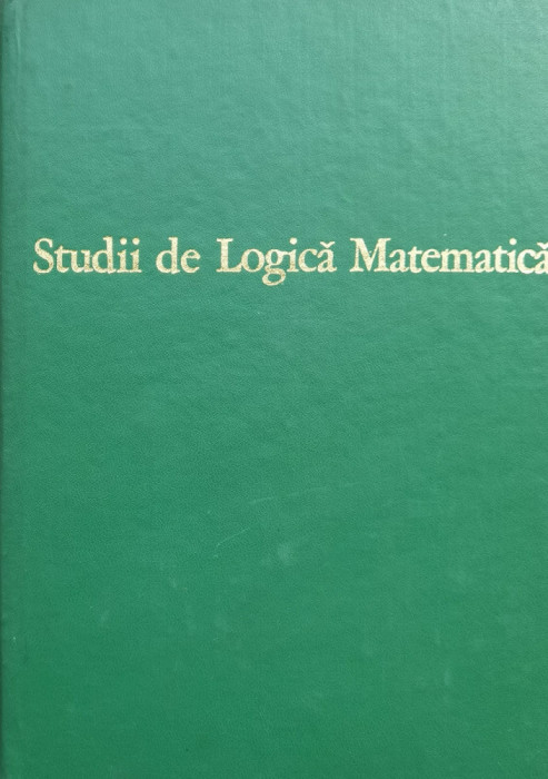 Studii De Logica Matematica - Wang Hao ,558410