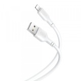 Cablu Date si Incarcare USB-A - Lightning XO Design NB103, 18W, 1m, Alb, Apple