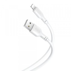 Cablu Date si Incarcare USB-A - Lightning XO Design NB103, 18W, 1m, Alb