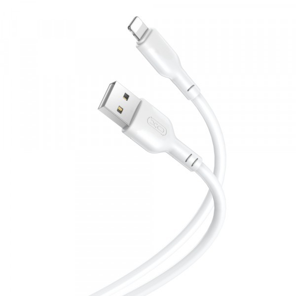 Cablu Date si Incarcare USB-A - Lightning XO Design NB103, 18W, 1m, Alb