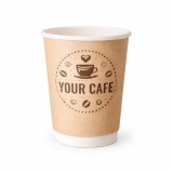Cumpara ieftin Pahare carton personalizate, 8oz, double wall (perete dublu)