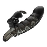 Extensie penis Vibrating Cuper Negru