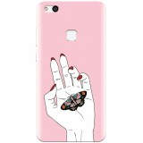 Husa silicon pentru Huawei P10 Lite, Butterfly In Hand