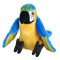 Papagal Macaw Albastru - Jucarie Plus 20 cm