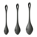 Set Bile Vaginale Kegel Yoni Power 2 Silicon Negru