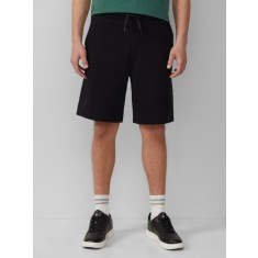 Q/S by s.Oliver Pantaloni scurti sport, barbati, cu talie medie si croiala Regular Fit, Negru, L