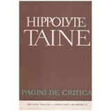 Hippolyte Taine - Pagini de critica - 107902