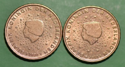 10 euro cent Olanda 2000, 2001 foto
