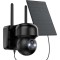 Camera de Supraveghere WIFI cu Panou Solar, 2K QHD, 3MP, Unghi 360&deg;, Night Vision Color, Lumina LED, Senzor Detectare, Conectare Telefon, Alarma Sonor