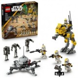 LEGO Star Wars - Pachet de lupta Soldati clona din unitatea stelara 327 - 75431
