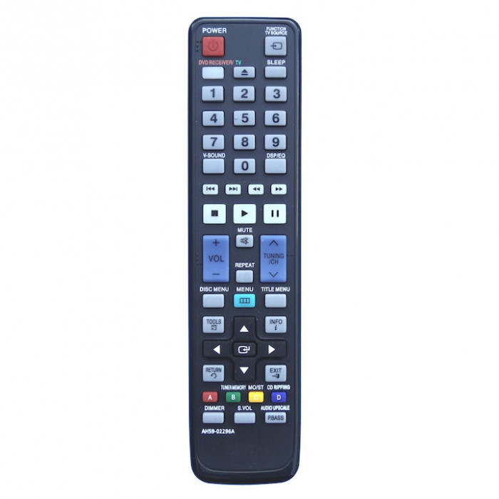 Telecomanda pentru LCD+DVD SAMSUNG AH59-02296A, neagra cu functiile telecomenzii originale
