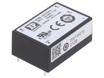 Convertor AC/DC 10W 15VDC ECE10US15 foto