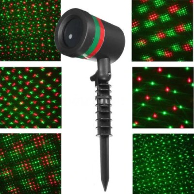 Laser . Star Laser cu efecte 3D , mii de lumini in aer liber , de gradina foto