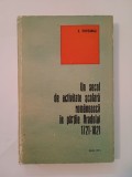 V. Popeangă - Un secol de activitate școlară rom&acirc;nească &icirc;n părțile Aradului 1721-1821