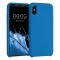 Husa pentru Apple iPhone X / iPhone XS, Silicon, Albastru, 42495.228, kwmobile