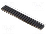 Conector şiruri pini soclu mamă 20 PIN 2,54mm THT 1x20 FISCHER ELEKTRONIK