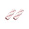 Rezerva trafalet din blana, rosu cu gri, 180 x 65 mm, 2 buc / set