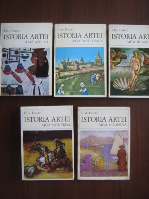 Elie Faure - Istoria artei ( 5 vol. ) foto